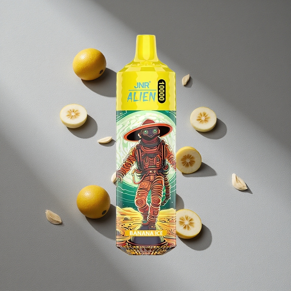 JNR Alien 10000 Puffs 20ml Lód Bananowy RGB LED