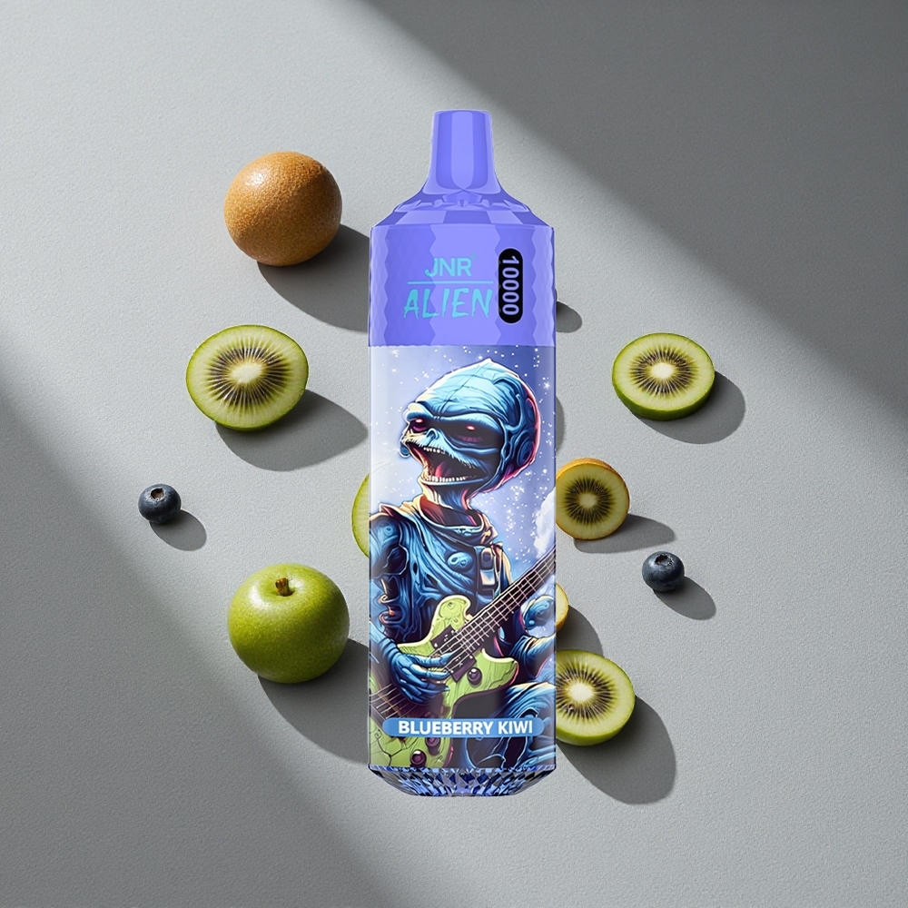 JNR Alien 10000 Puffs 850mAh Borówka Kiwi RGB