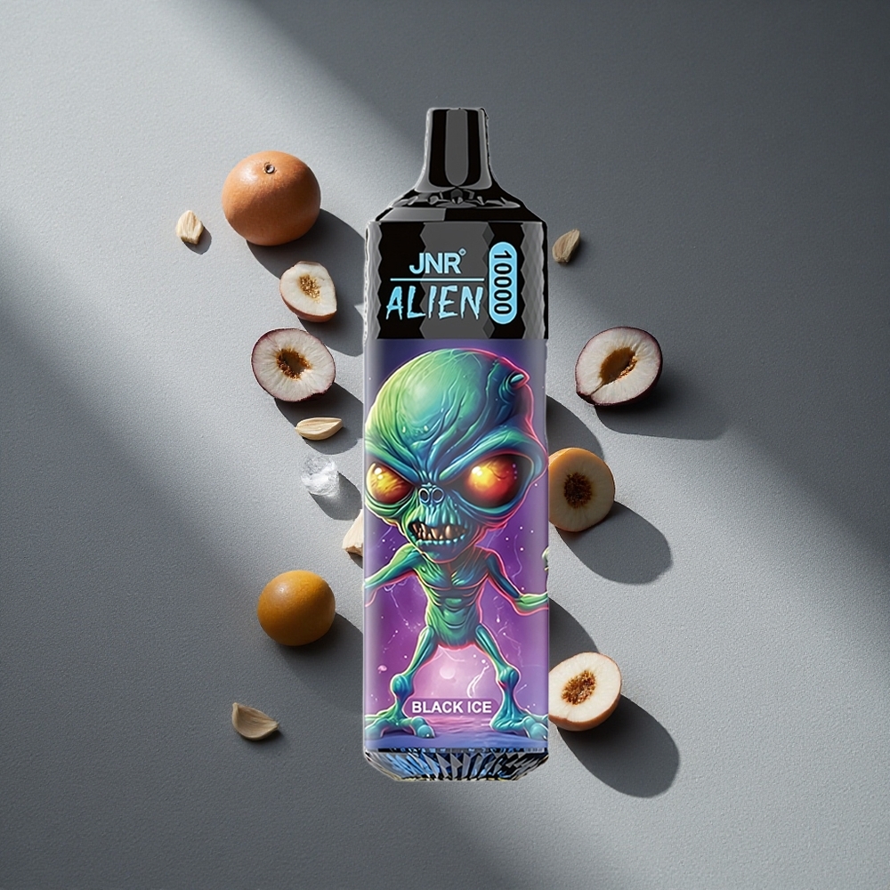 JNR Alien 10000 Puffs 850mAh Czarny Lód