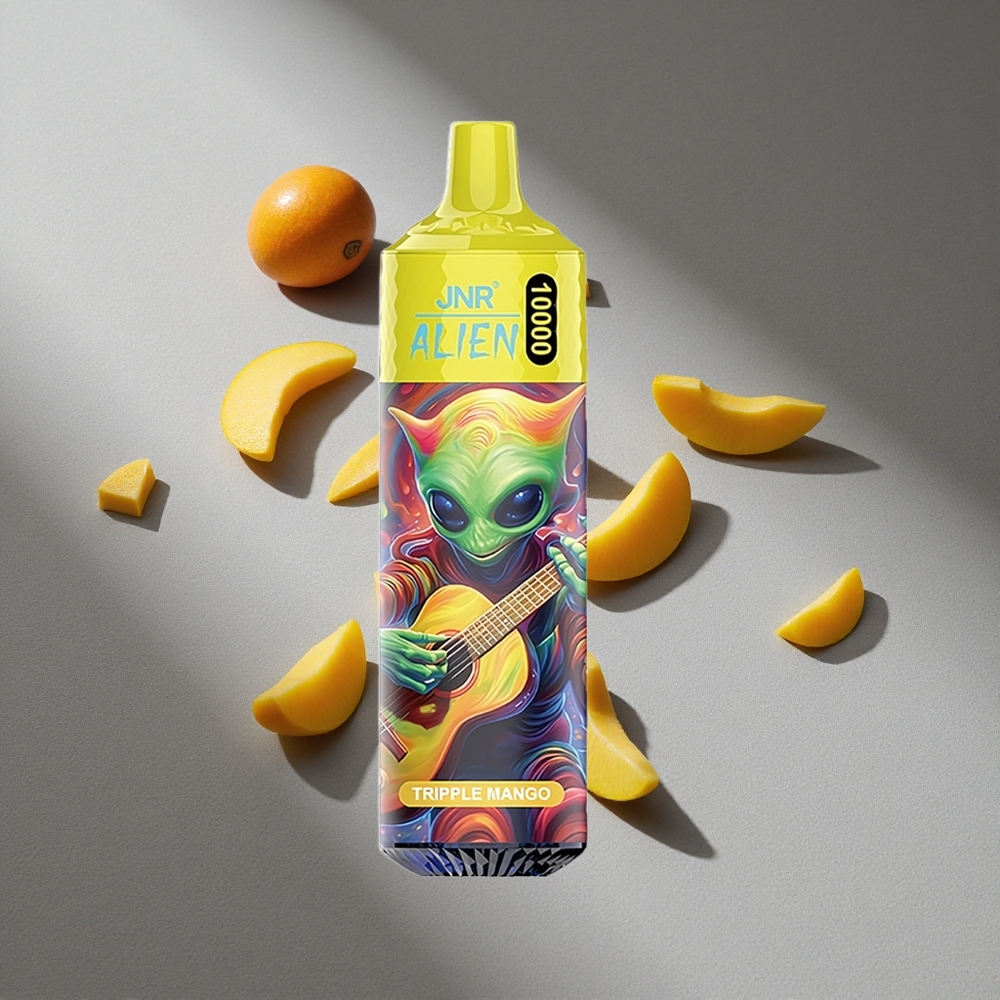 JNR Alien 10000 Puffs 850mAh Potrójne Mango RGB LED