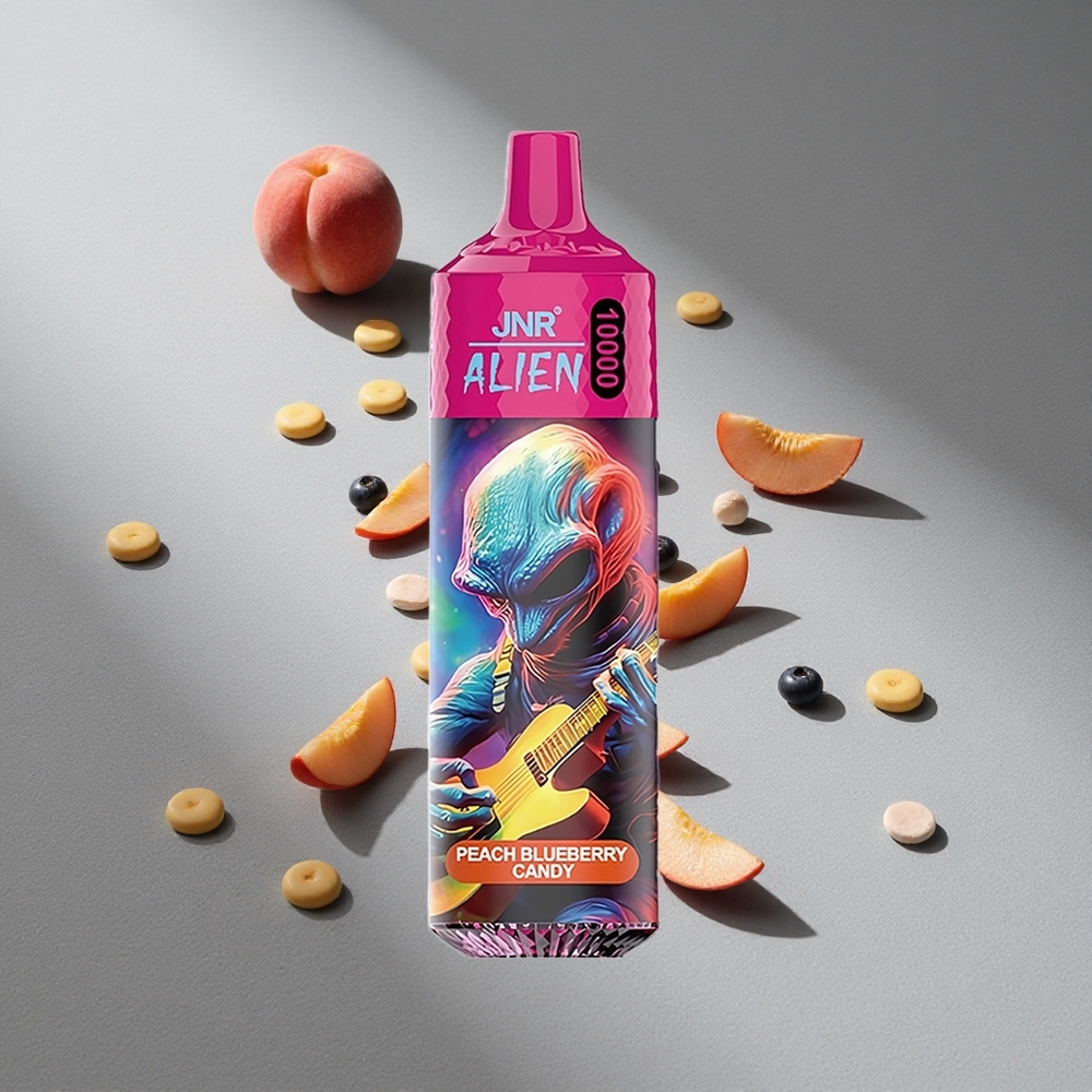 JNR Alien 10000 Puffs Brzoskwiniowo-Jagodowy Cukierków Typ-C RGB