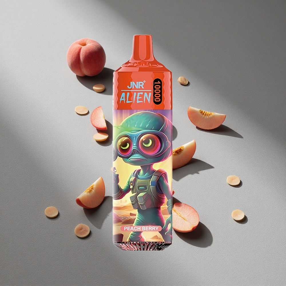 JNR Alien 10000 Puffs Brzoskwiniowo-Jagodowy z Baterią 850mAh i Typem-C