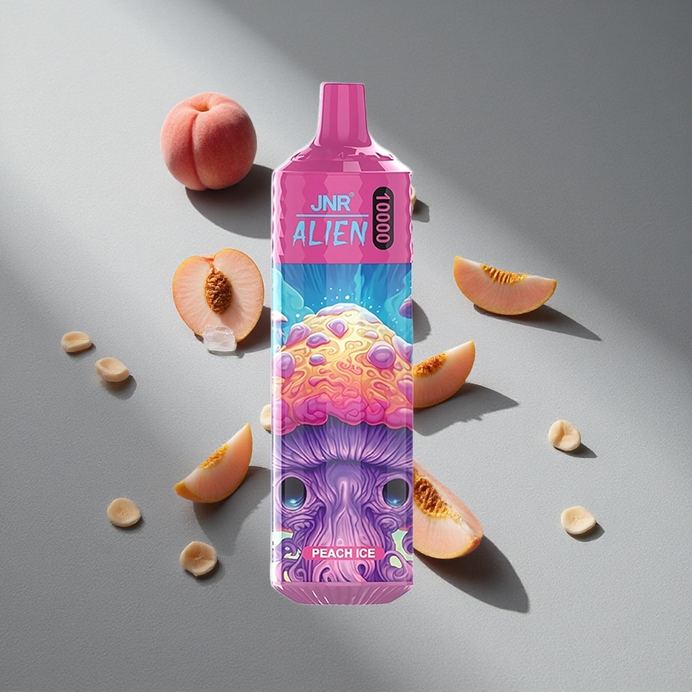 JNR Alien 10000 Puffs Brzoskwiniowy Lód 850mAh 20ml