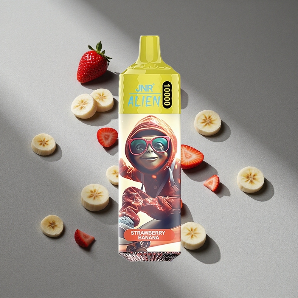 JNR Alien 10000 Puffs Truskawka Banan 850mAh 20ml