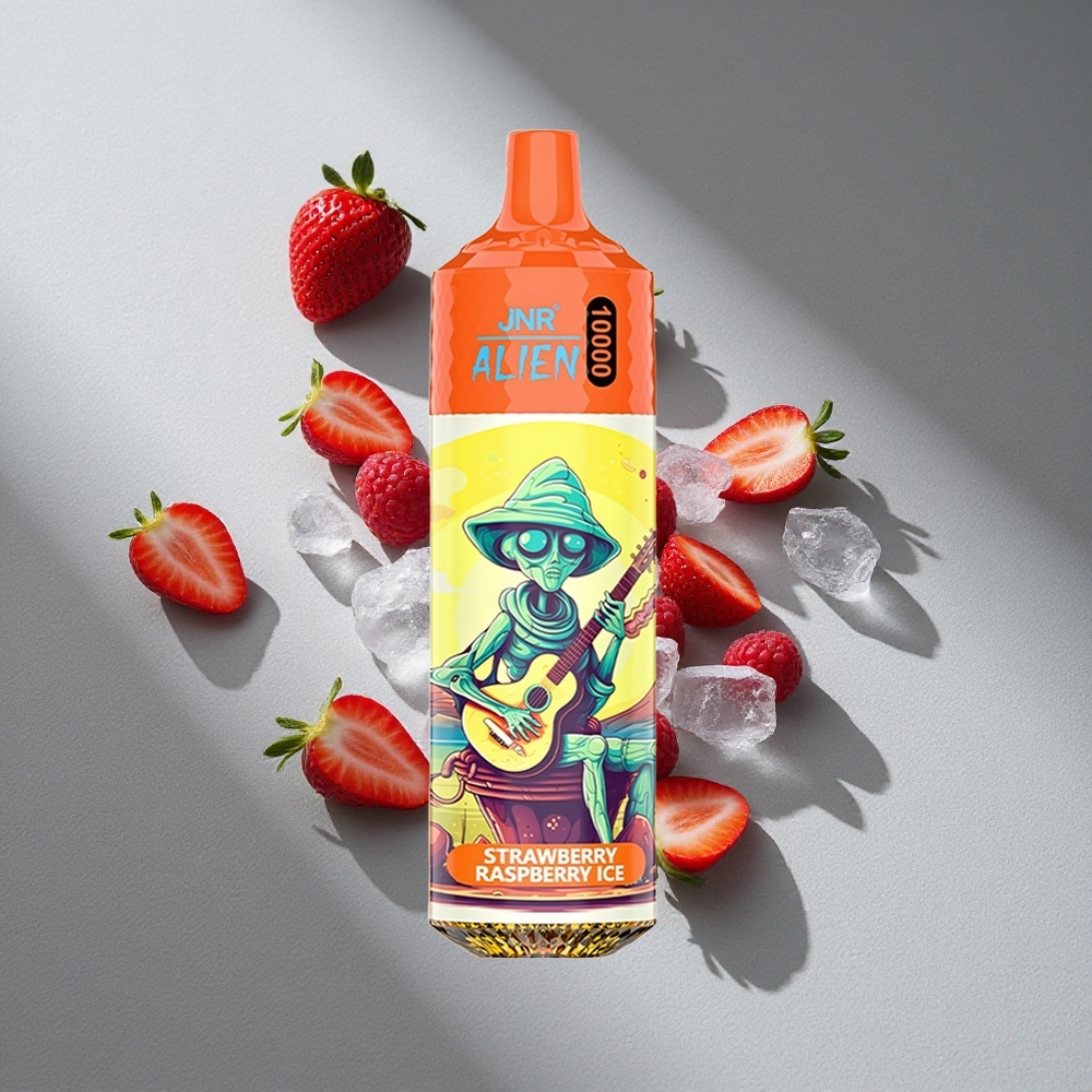 JNR Alien 10000 Puffs Truskawka Malina Lód z 850mAh i 20ml Płynu