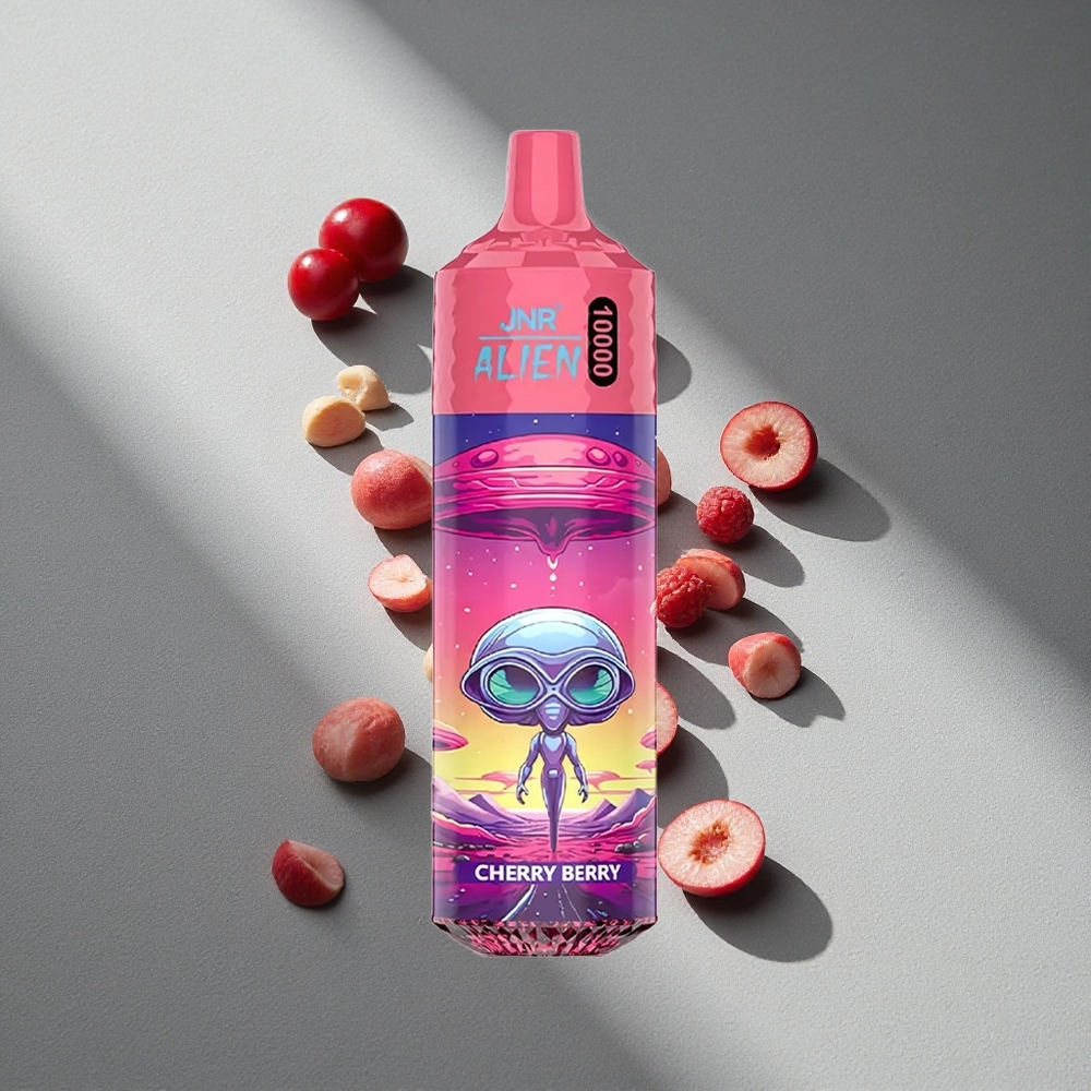 JNR Alien 10000 Puffs Wiśnia Jagoda z 850mAh i 20ml Płynu