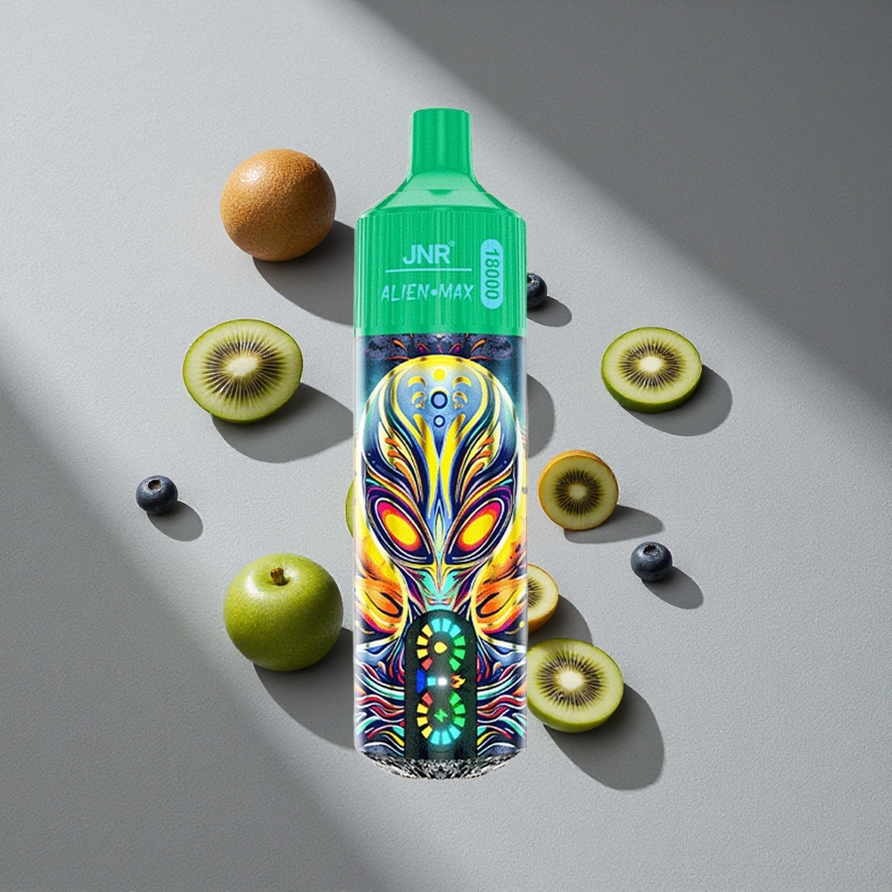 JNR Alien Max 18000 Puffs Podwójny Mesh Borówka Kiwi Typ-C