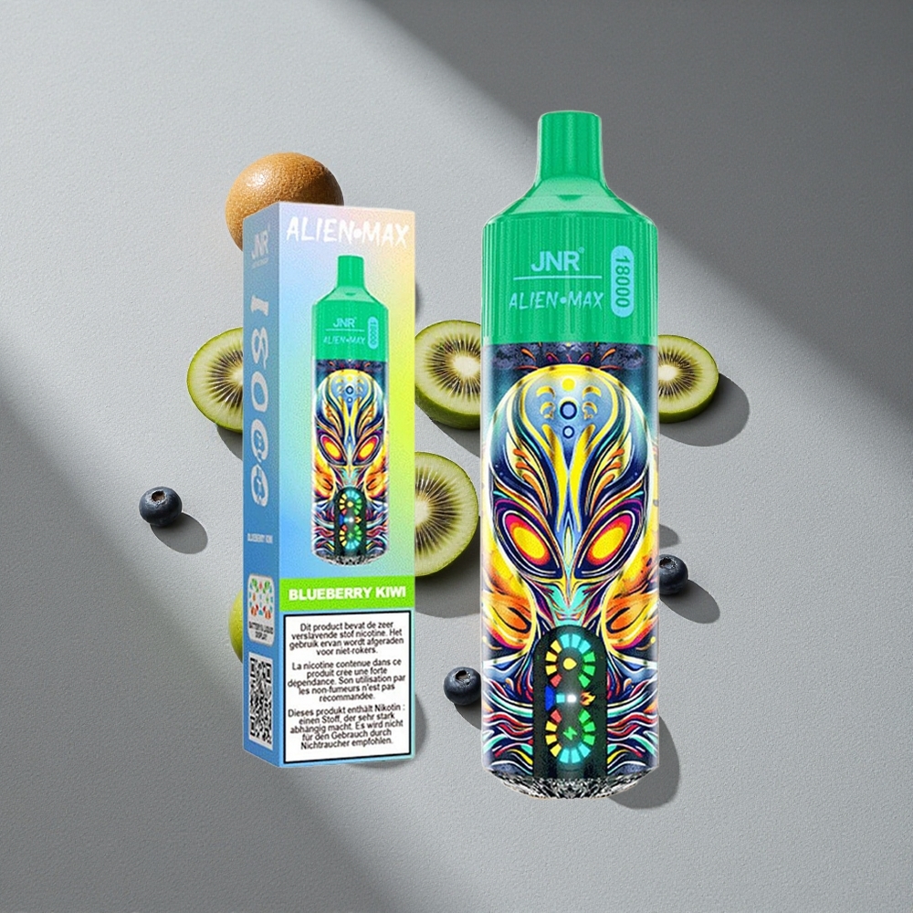 JNR Alien Max 18000 Puffs Podwójny Mesh Borówka Kiwi Typ-C