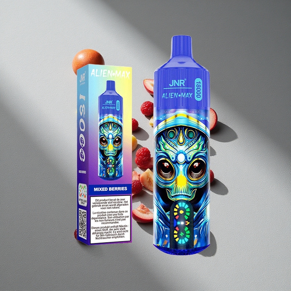 JNR Alien Max 18000 Puffs Podwójny Mesh i Dual Core Mieszane Jagody