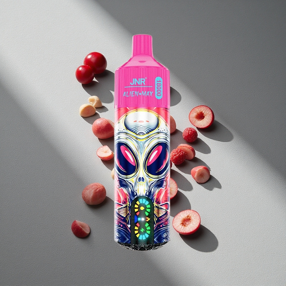 JNR Alien Max 18000 Puffs Podwójny Mesh i Podwójny Rdzeń Wiśnia Jagoda