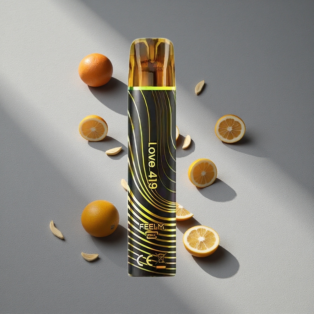 JNR Black&Golden 600+200 Puffs 550mAh Jednorazowy Vape Love 419