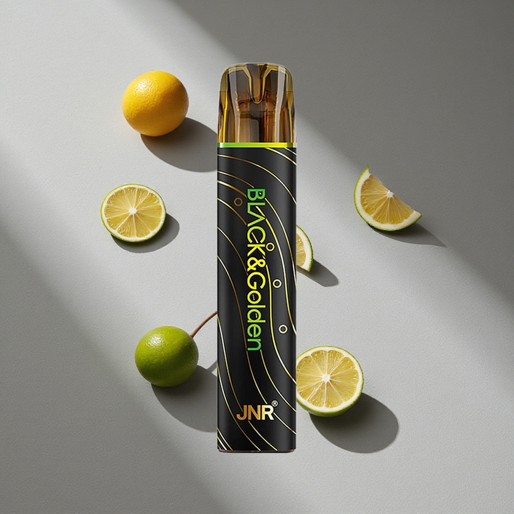 JNR Black&Golden 600+200 Puffs Cytryna & Limonka 550mAh