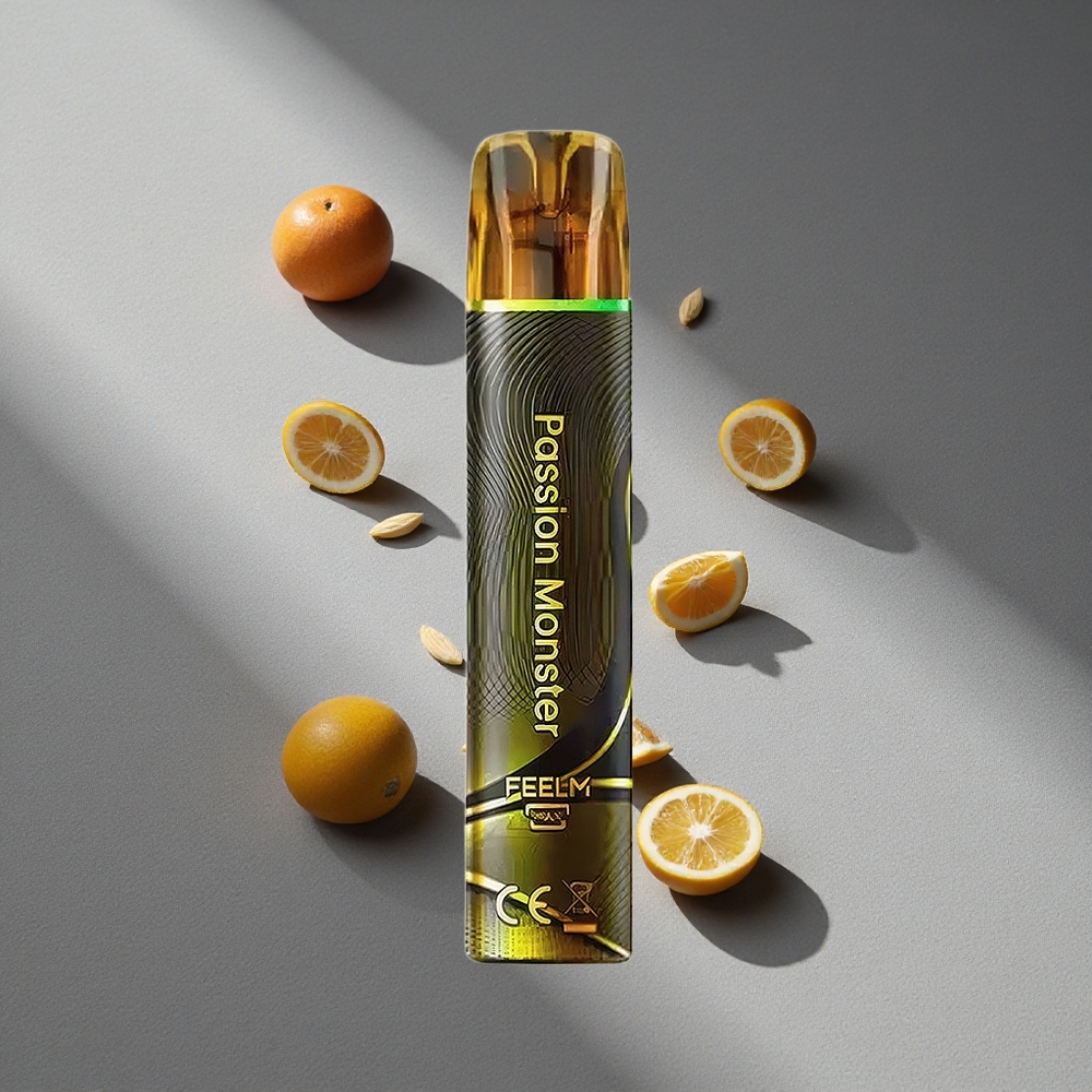 JNR Black&Golden 600+200 Puffs Jednorazowy Vape Monster Pasji
