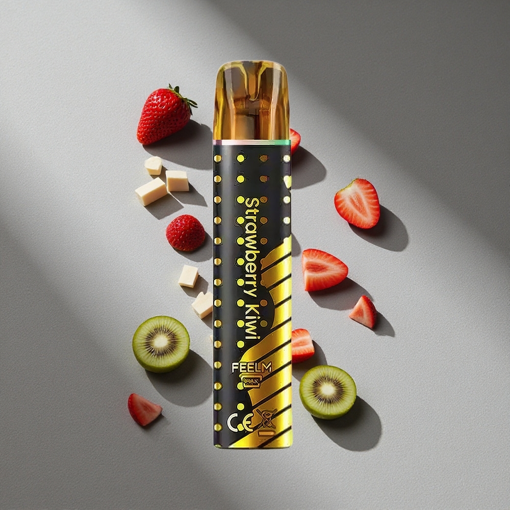 JNR Black&Golden 600+200 Puffs Truskawka Kiwi 550mAh 2ml