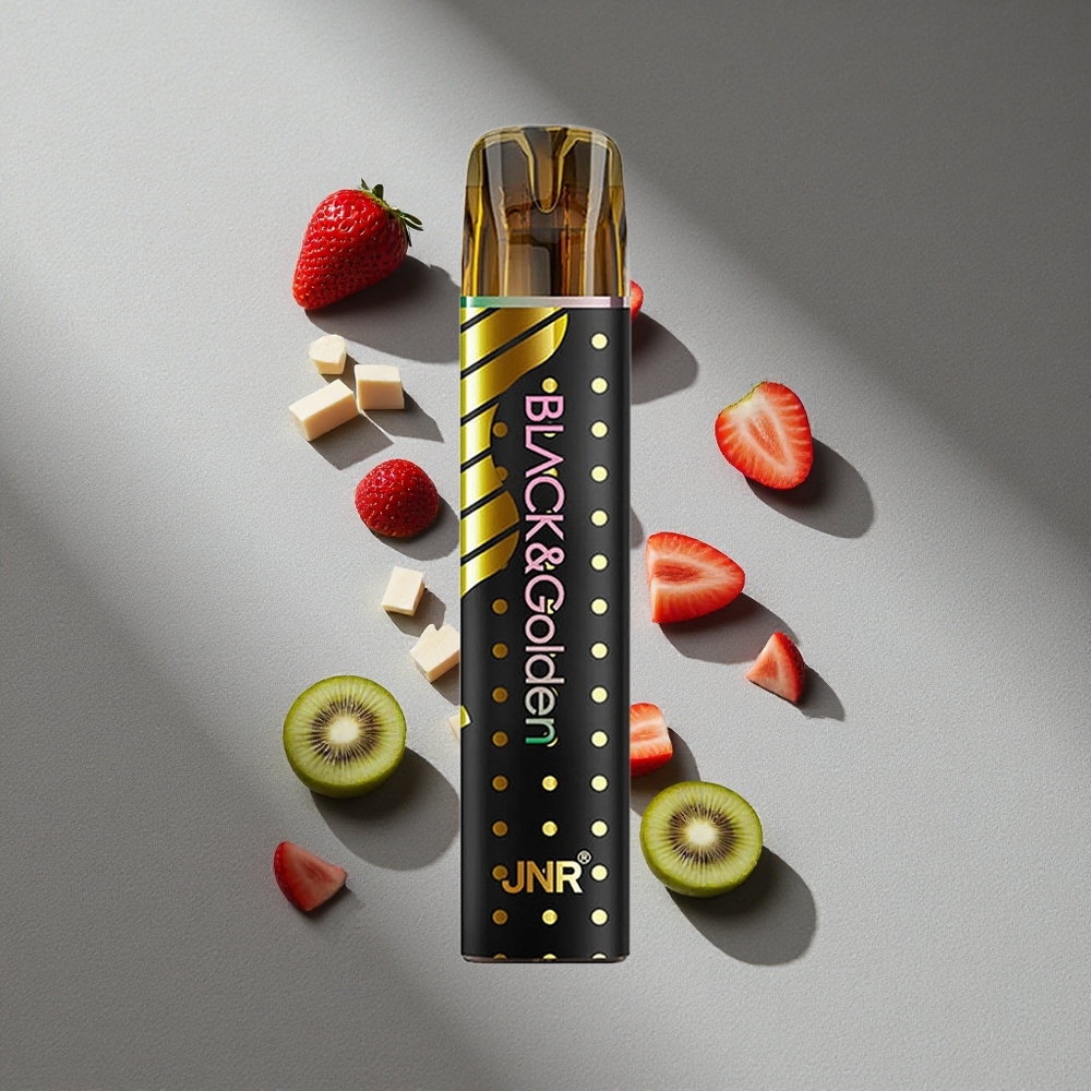 JNR Black&Golden 600+200 Puffs Truskawka Kiwi 550mAh 2ml