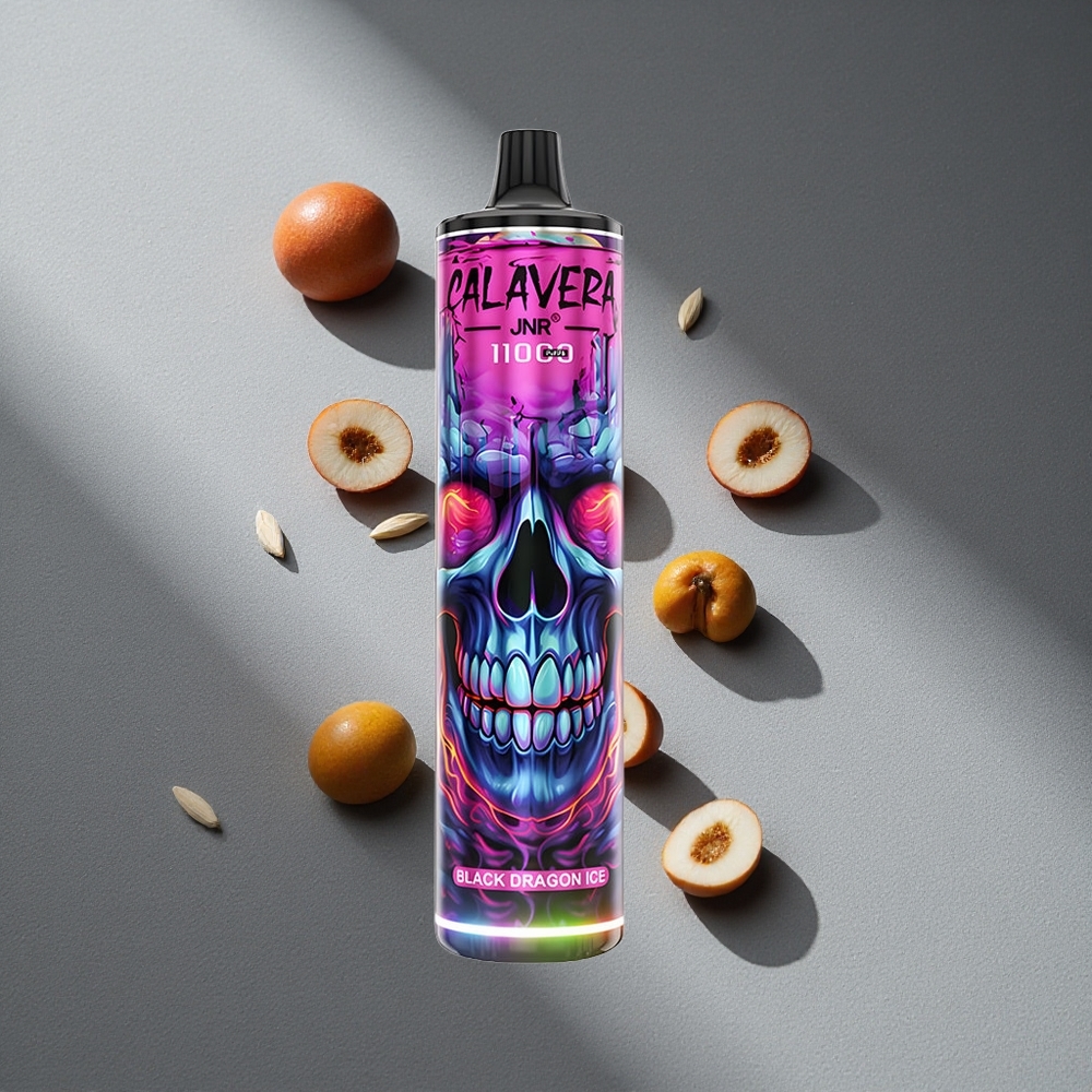 JNR Calavera 11000 Puffs Czarny Smok Lód 21ml 1.0ohm