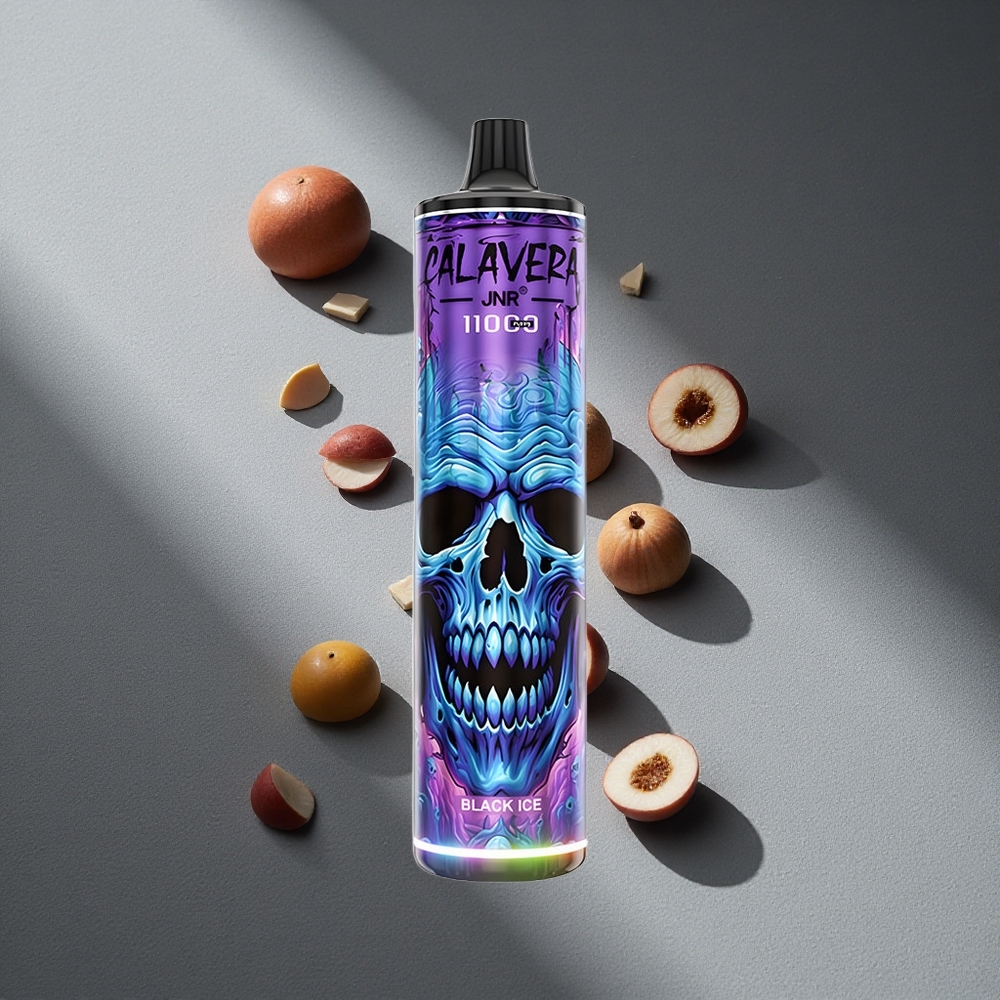 JNR Calavera 11000 Puffs Czarny lód Typ-C 850mAh