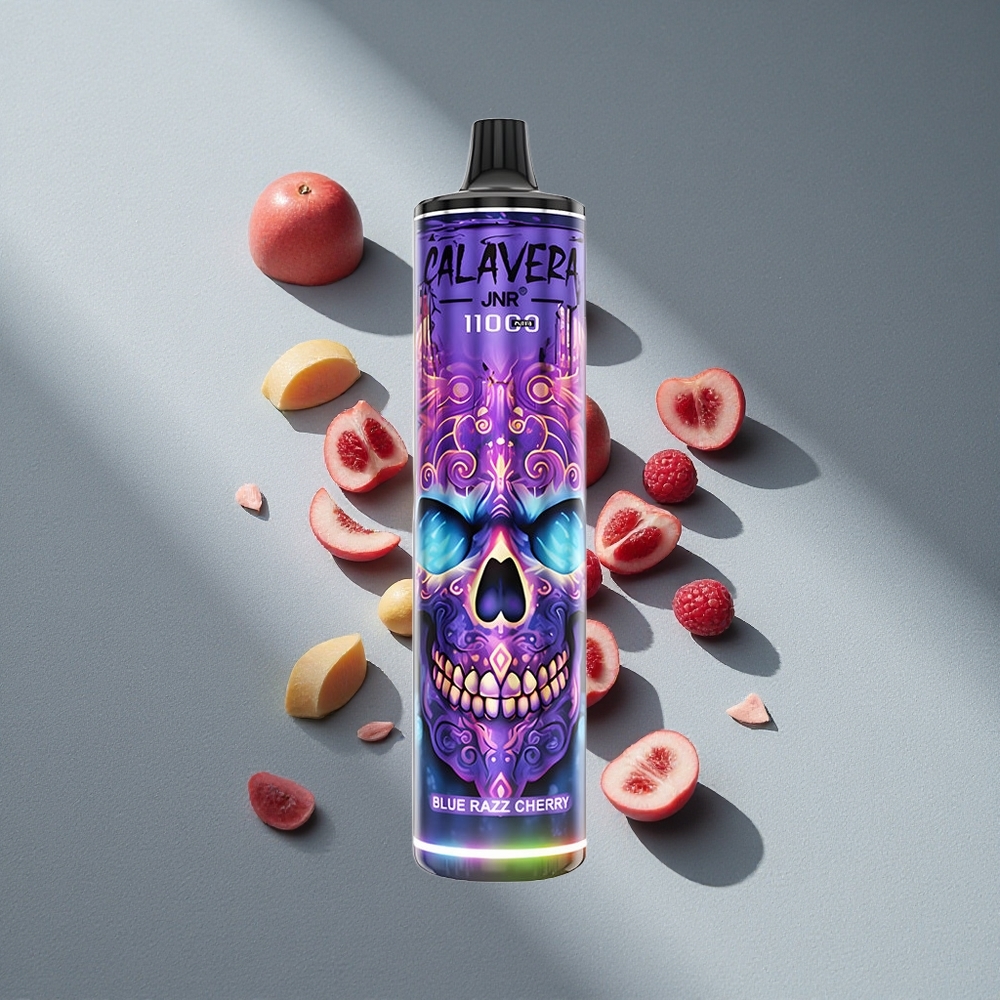 JNR Calavera 11000 Puffs Niebieska Malina Wiśnia Typ-C Ładowanie 21ml Pojemność