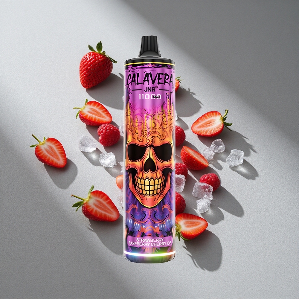 JNR Calavera 11000 Puffs Truskawka Malina Wiśnia Lód Typ-C 850mAh