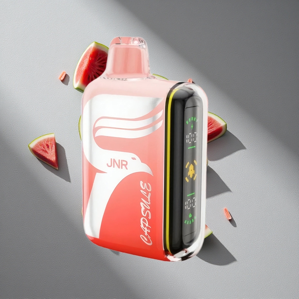 JNR Capsule 15000 Puffs Arbuz Brazz Ice Podwójna Siatka Smart LED