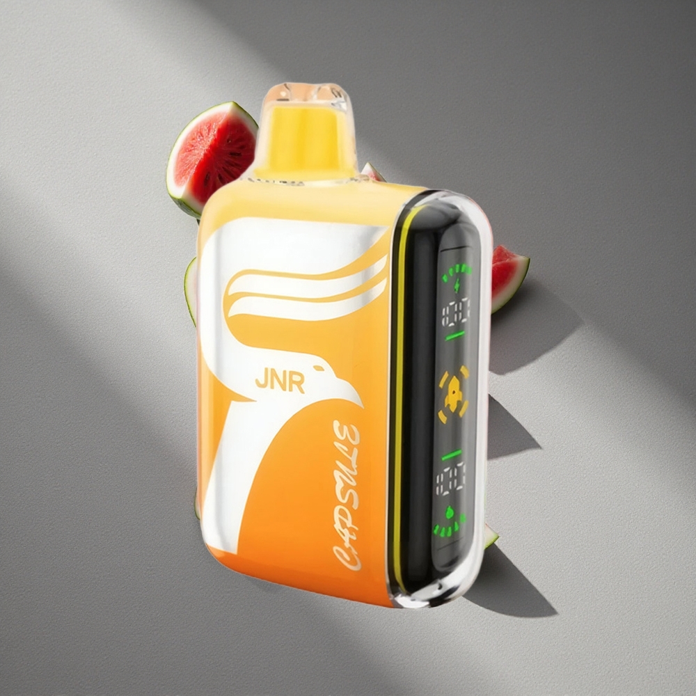 JNR Capsule 15000 Puffs Arbuz Liczi Podwójna Moc Wyświetlacz LED