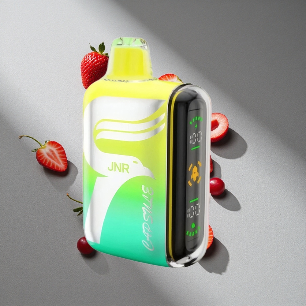 JNR Capsule 15000 Puffs Truskawka Malina Wiśnia 850mAh 20ml