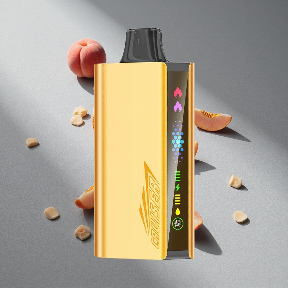 JNR Cruiser 12000 Puffs Brzoskwiniowy Lód Ekran Animacyjny Pełnometalowa Obudowa