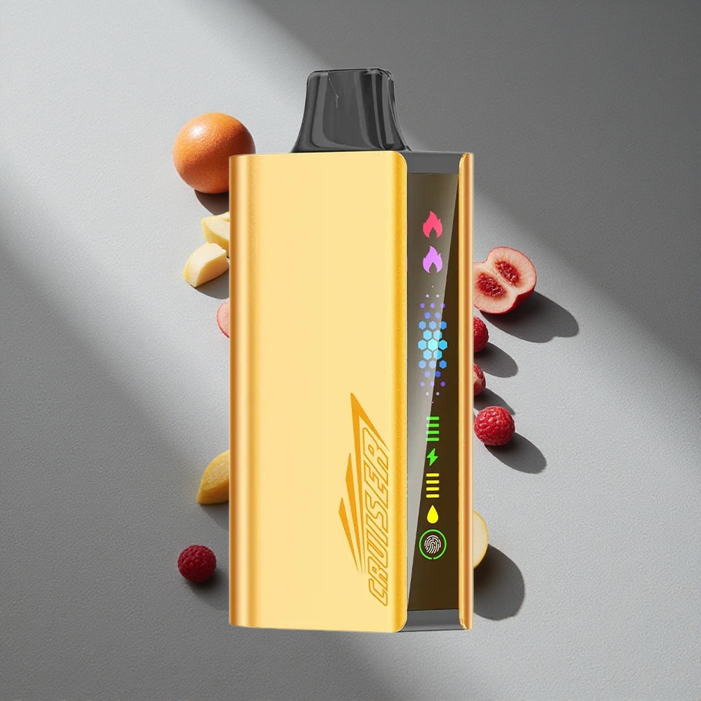 JNR Cruiser 12000 Puffs Dual Mesh Jagoda Mieszana Ekran Animacyjny