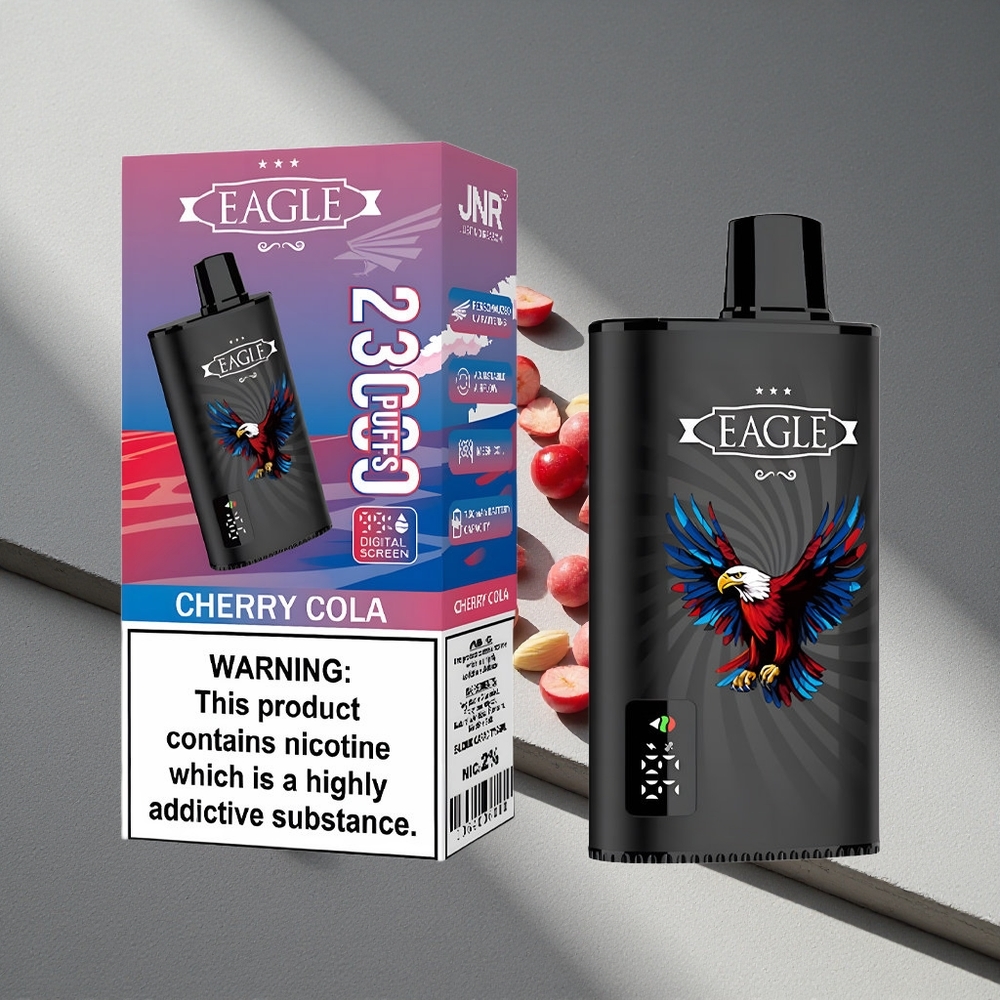 JNR EAGLE Smart 23000 Puffs Ekran Cyfrowy Wiśnia Cola
