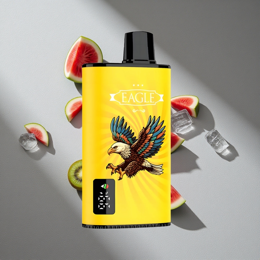 JNR EAGLE Smart 23000 Puffs Kiwi Arbuz Lód Ekran Cyfrowy Przepływ Powietrza