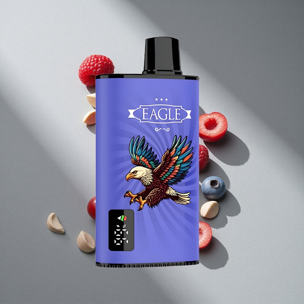 JNR EAGLE Smart 23000 Puffs Malina Jagoda Wiśnia Ekran Cyfrowy Przepływ Powietrza