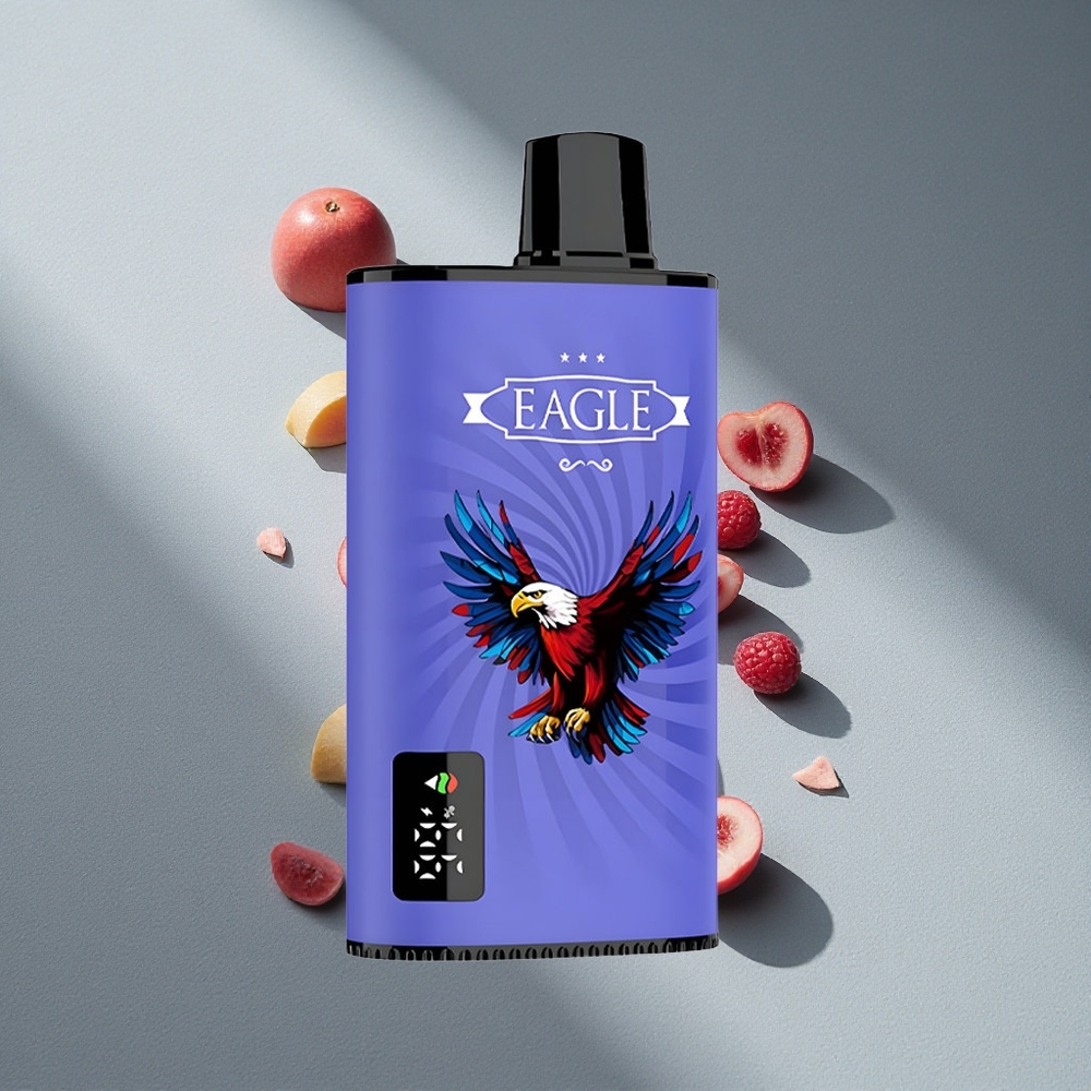 JNR EAGLE Smart 23000 Puffs Malinowa Wiśnia Ekran Cyfrowy Przepływ Powietrza