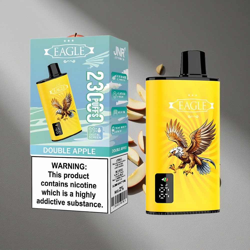 JNR EAGLE Smart 23000 Puffs Podwójne Jabłko Ekran Cyfrowy Typ-C