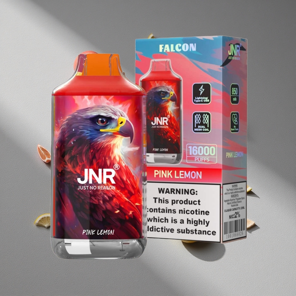 JNR Falcon 16000 Puffs 850 mAh Różowa Cytryna