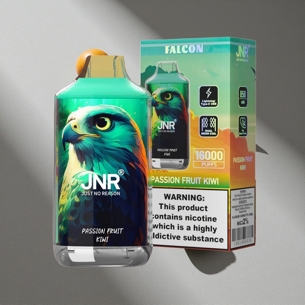 JNR Falcon 16000 Puffs Passion Fruit Kiwi Podwójna Siatka 22ml