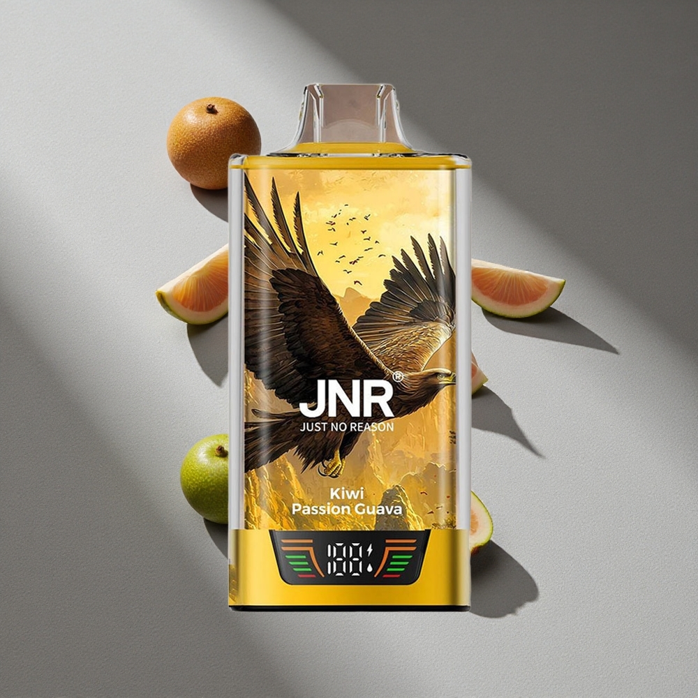 JNR Falcon Pro 28000 Kiwi Marakuja Guawa Wyświetlacz Smart Podwójna Siatka