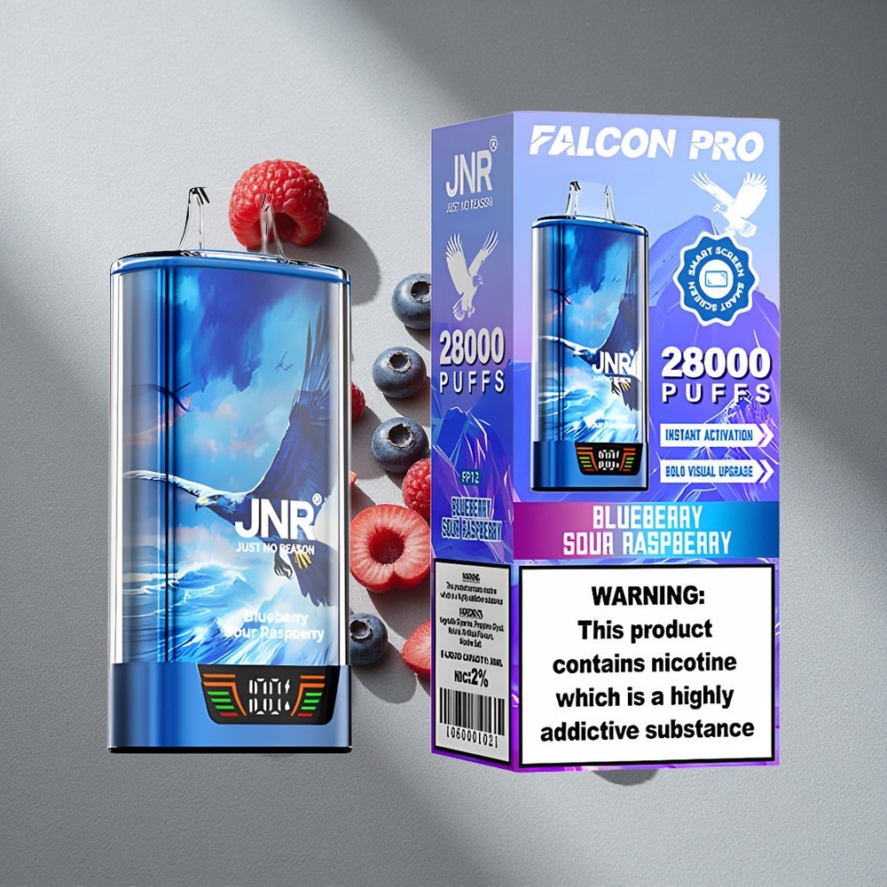 JNR Falcon Pro 28000 MTL 30ml Jagoda Kwaśna Malina