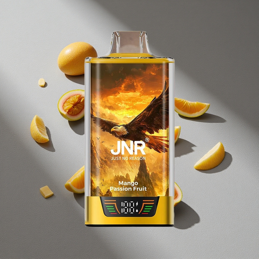 JNR Falcon Pro 28000 Mango Marakuja Wyświetlacz Inteligentny Podwójna Siatka