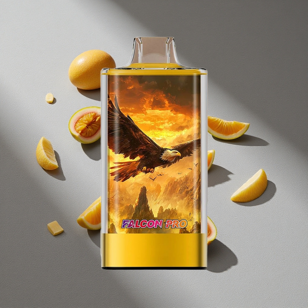JNR Falcon Pro 28000 Mango Marakuja Wyświetlacz Inteligentny Podwójna Siatka