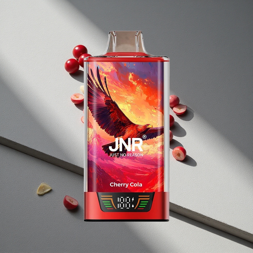 JNR Falcon Pro 28000 Wiśnia Cola z Wyświetlaczem i Podwójną Siatką