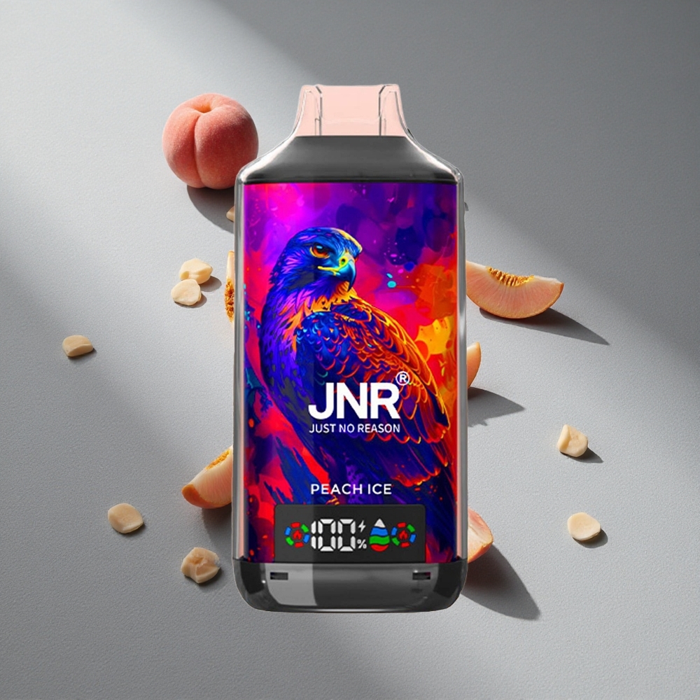 JNR Falcon X 18000 Puffs Brzoskwiniowy Lód Podwójny Mesh Cyfrowy Wyświetlacz
