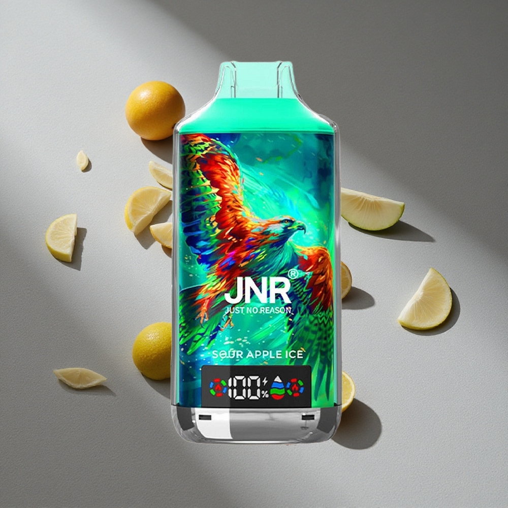 JNR Falcon X 18000 Puffs Kwaśne Jabłko Lód Podwójny Mesh Cyfrowy Ekran
