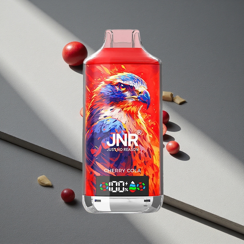 JNR Falcon X 18000 Puffs Wiśnia Podwójny Mesh Cyfrowy Wyświetlacz