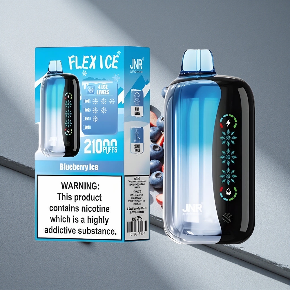 JNR Flex Ice 21000 Puffs Ekran Dotykowy Borówka Lód