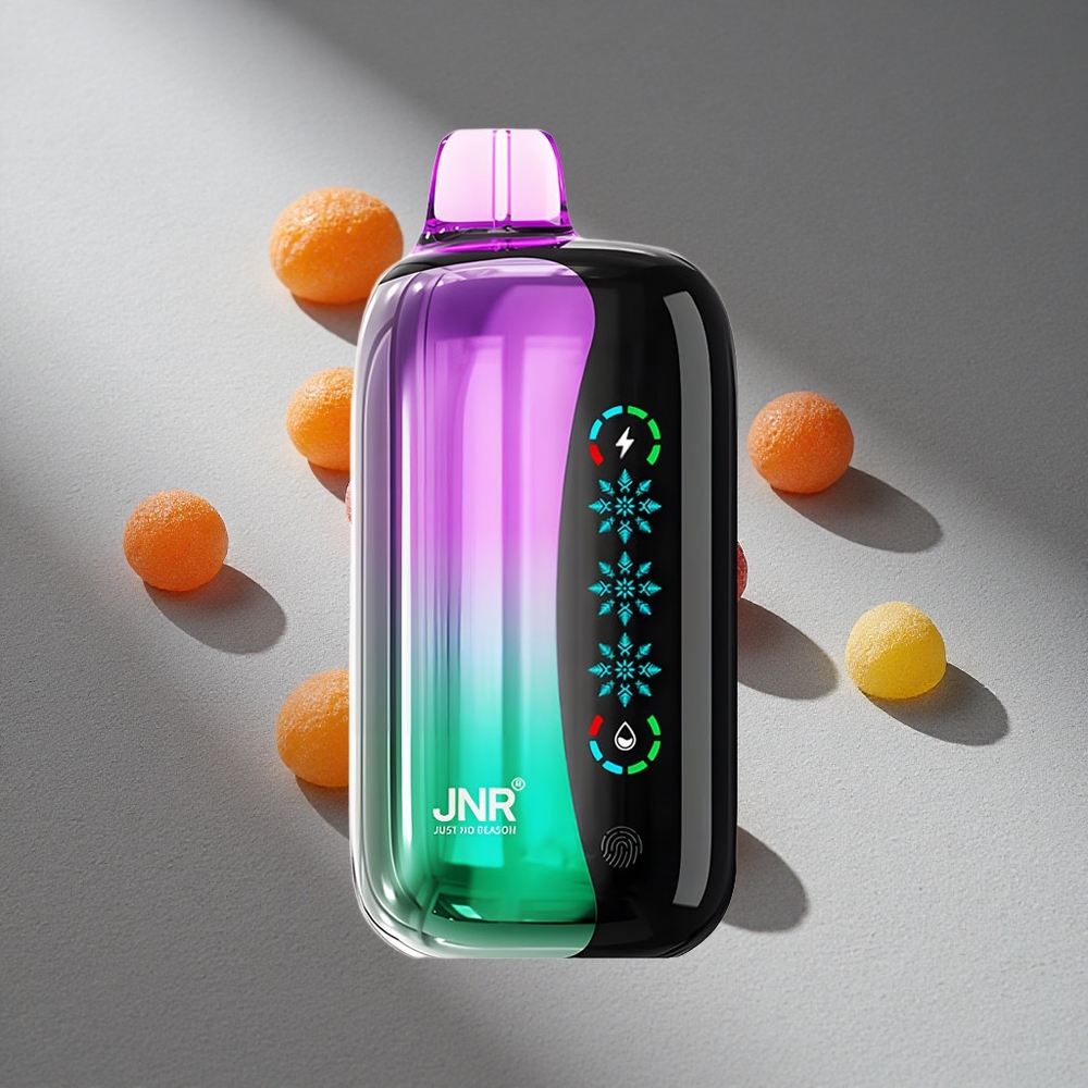 JNR Flex Ice 21000 Puffs Wiśniowe Żelki z Ekranem Dotykowym