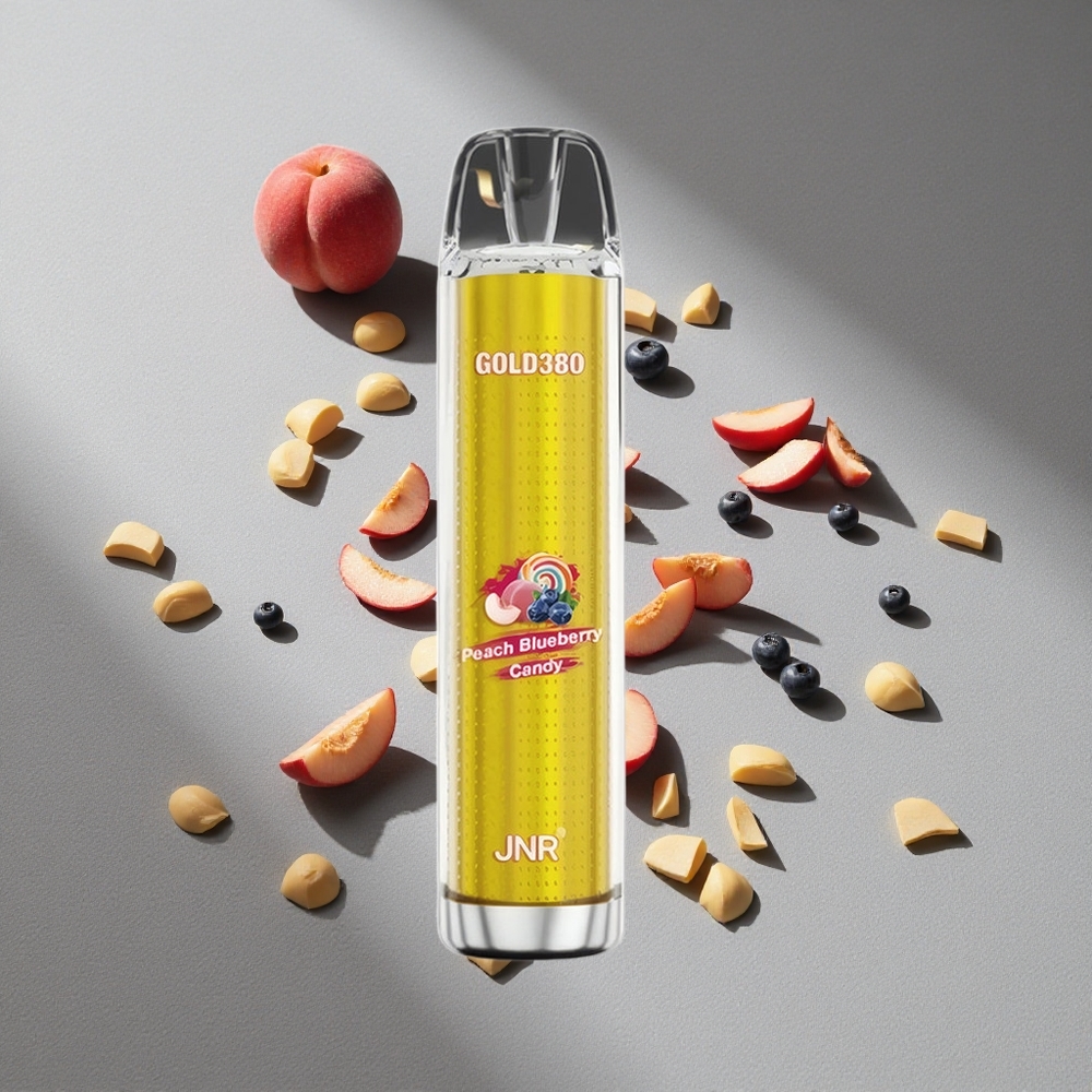 JNR Gold380 6000 Puffs Brzoskwinia Borówka 1500mAh 1.0ohm