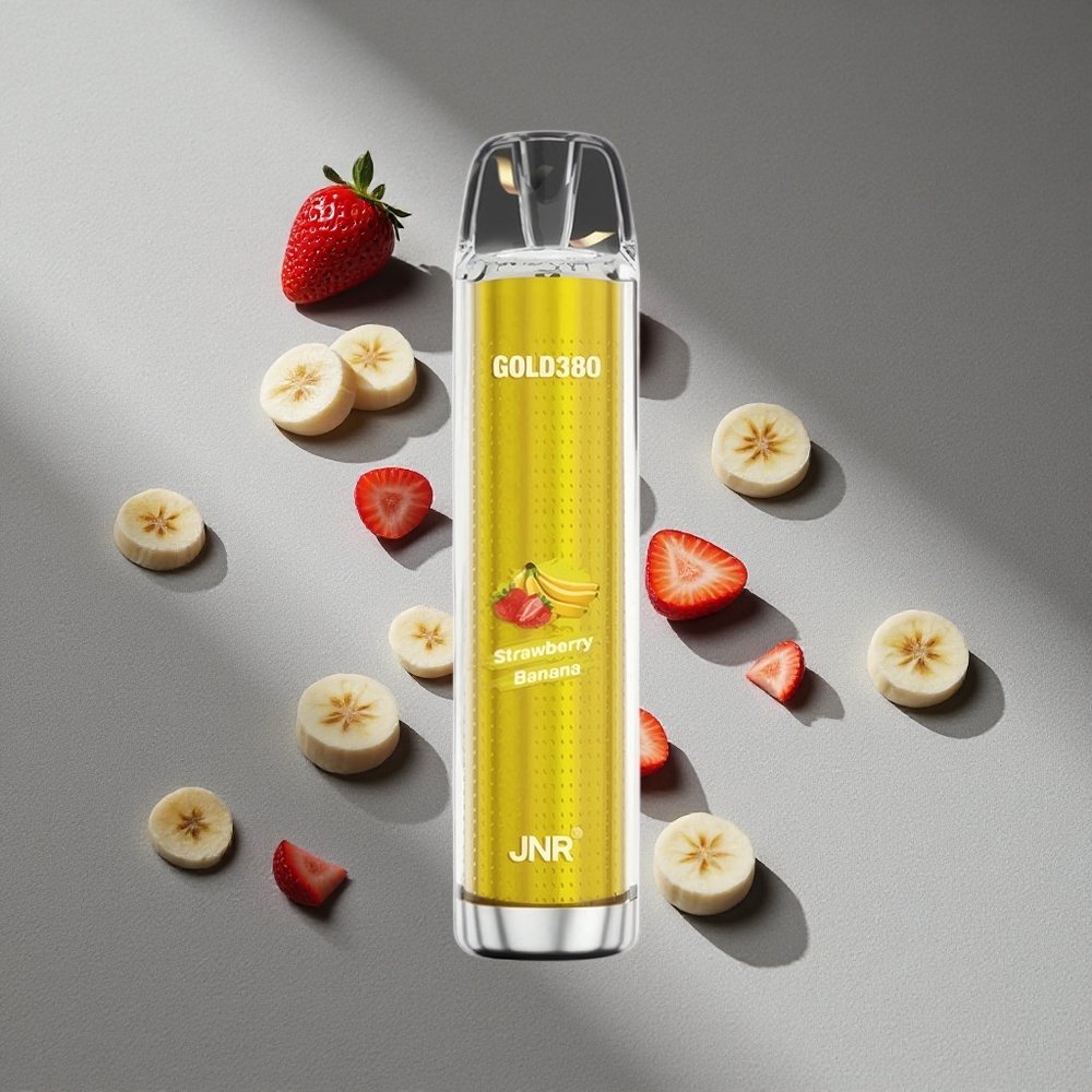 JNR Gold380 6000 Puffs Truskawka Banan 1500mAh 13ml