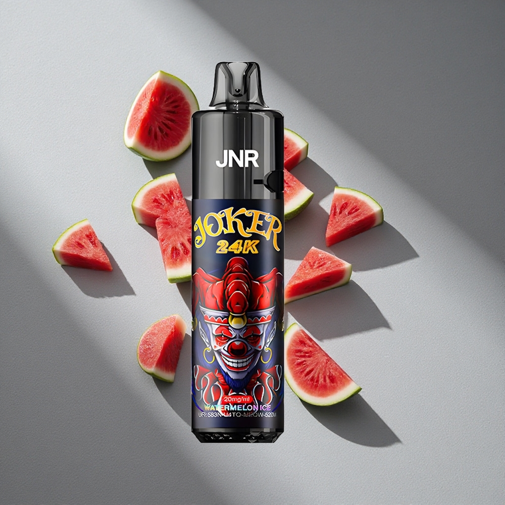 JNR Joker 24K Puffs Pod System Widoczny Poziom E-liquidu i Ładowanie Typ-C Arbuz Lód