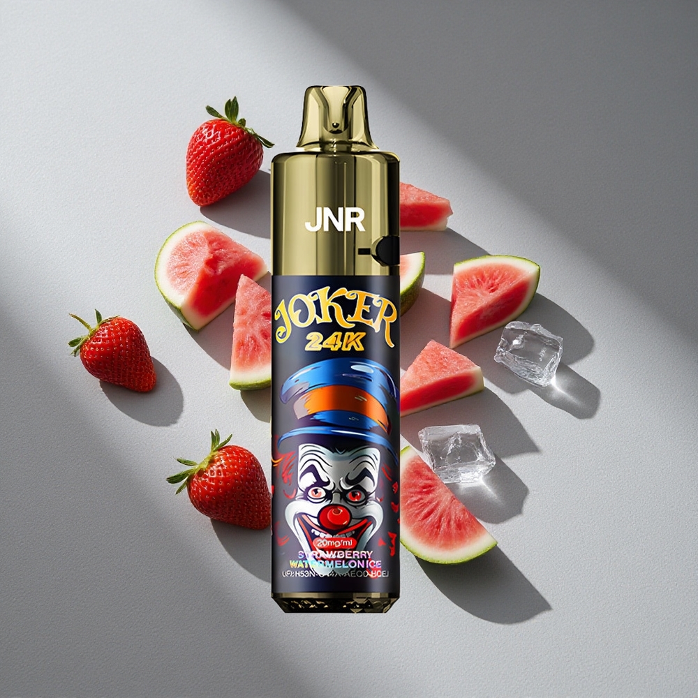 JNR Joker 24K Puffs Truskawka Arbuz Lód Widoczne Poziomy Płynu 2+10ml