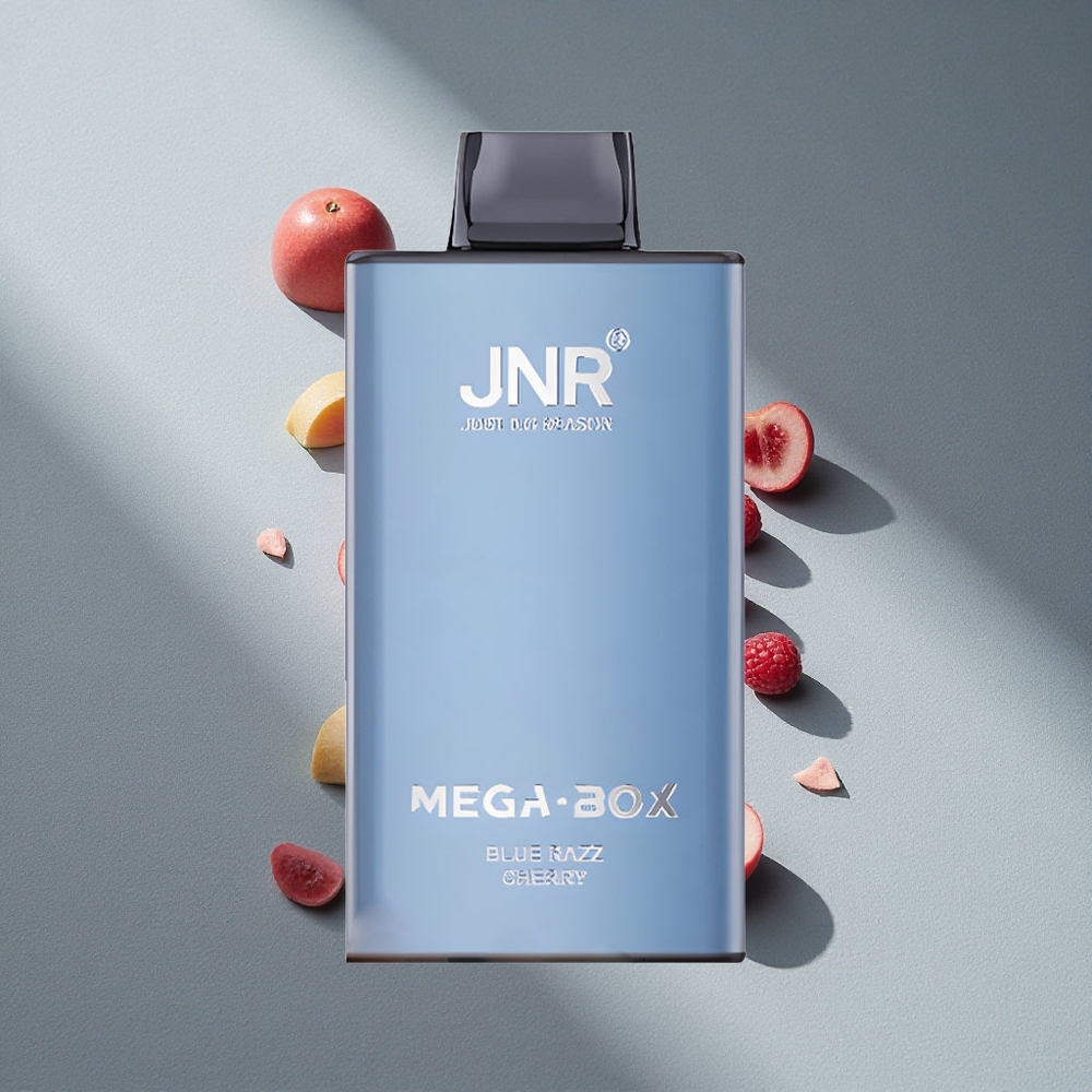 JNR Mega Box 25000 Puffs Malinowo-Wiśniowy Dual Mesh Coil